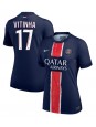 Billige Paris Saint-Germain Vitinha #17 Hjemmedrakt Dame 2024-25 Kortermet